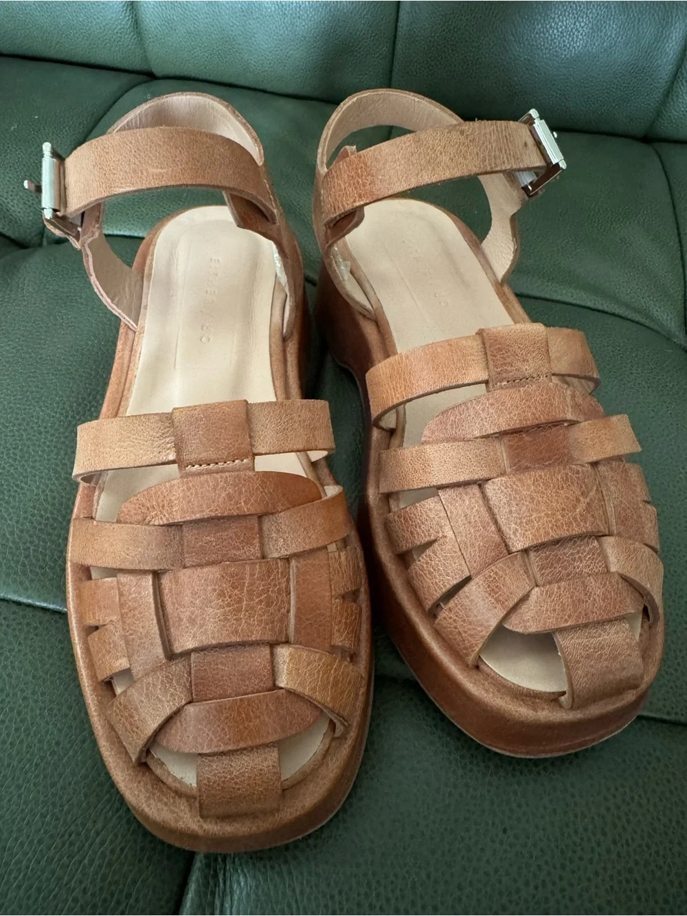 Either/ Or platform fisherman sandals-brand new!